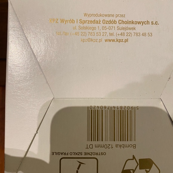 BNIB Xmas Ornament Hand Made/Painted - Picture 5 of 5